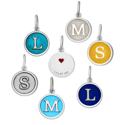 Silver Initial H Charm