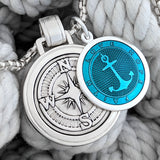 The anchor pendant provides a perfect compliment to many other designs.
