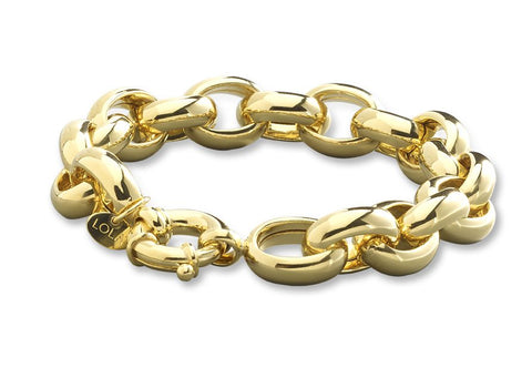 Gold Rolo Link Bracelet